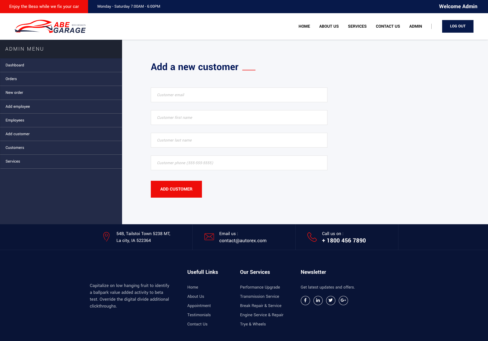 Business Management System